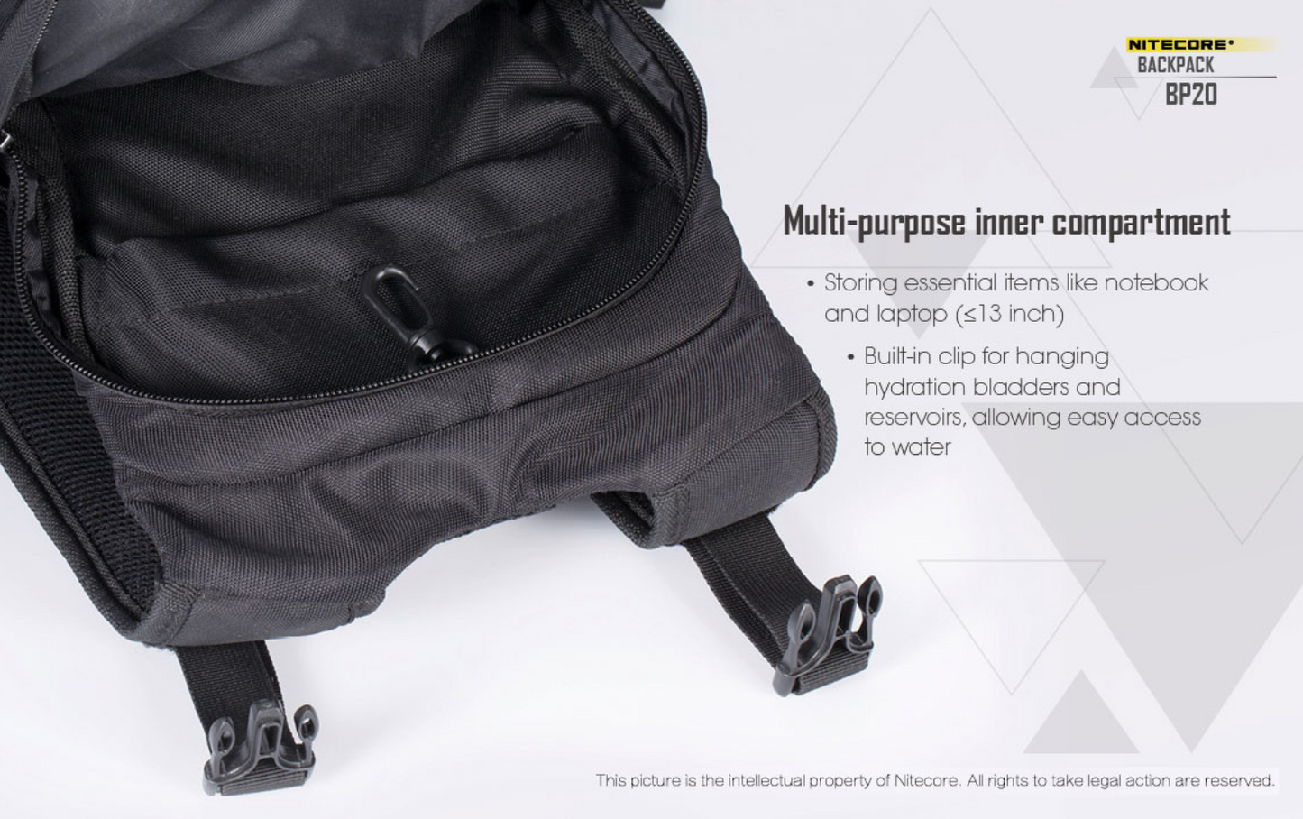 Nitecore BP20 Tactical Multi-Purpose Backpack
