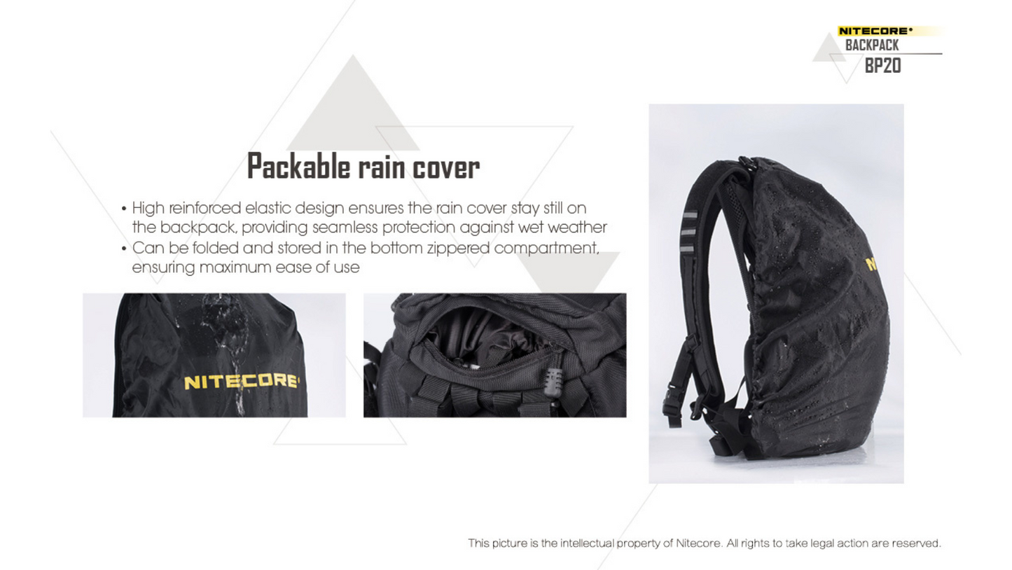 Nitecore BP20 Tactical Multi-Purpose Backpack