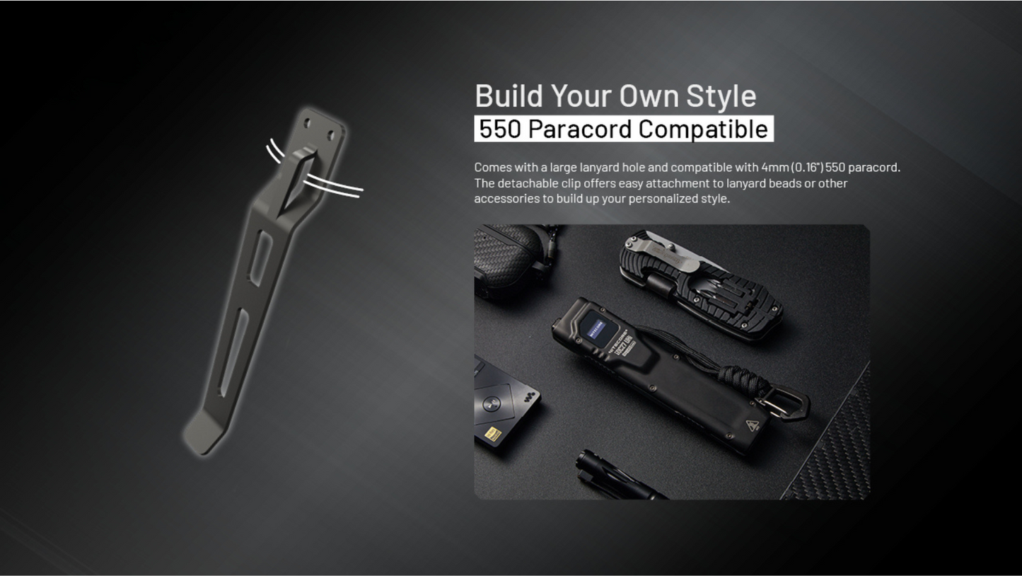 Nitecore EDC27 UHi 2x NiteLab UHi 20 LED Ultra Slim 3100L High Performance EDC Rechargeable Flashlight