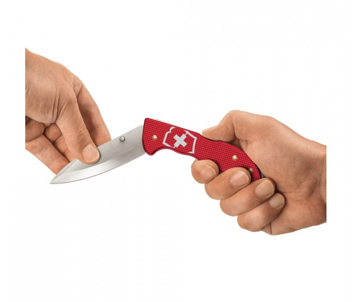 Victorinox Evoke Alox Silver Folding Knife 0.9415.D26