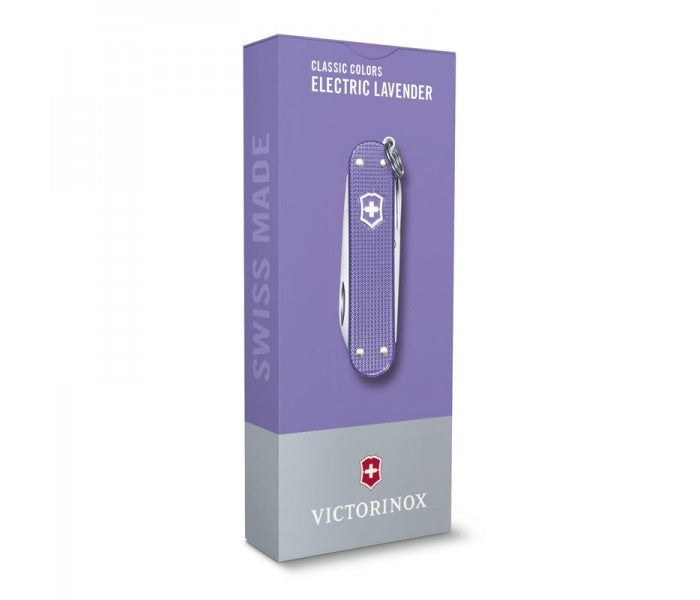 Victorinox Classic Alox Electric Lavender Multitool Pocket Knife 0.6221.223G