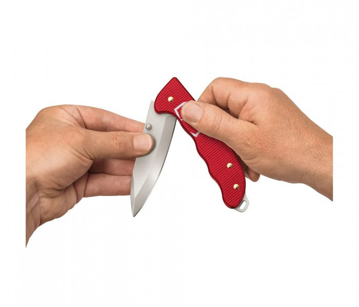 Victorinox Evoke Alox Silver Folding Knife 0.9415.D26