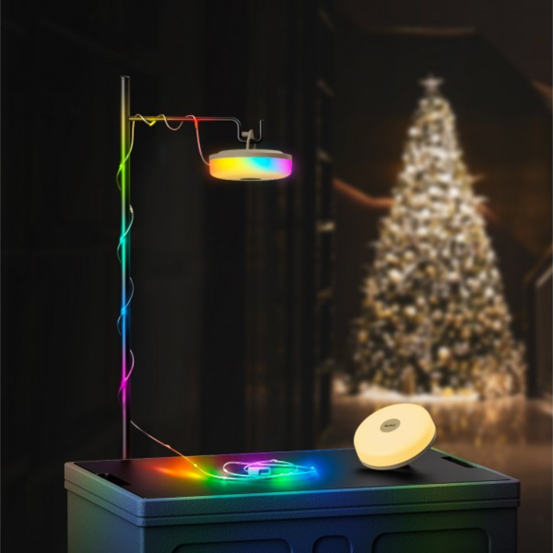 NexTool Milky Way 2-in-1 Camping Lamp (Fairy Lights) NE20247 Lantern Portable Hand Cranked Retractable Ambient Decorative Lighting