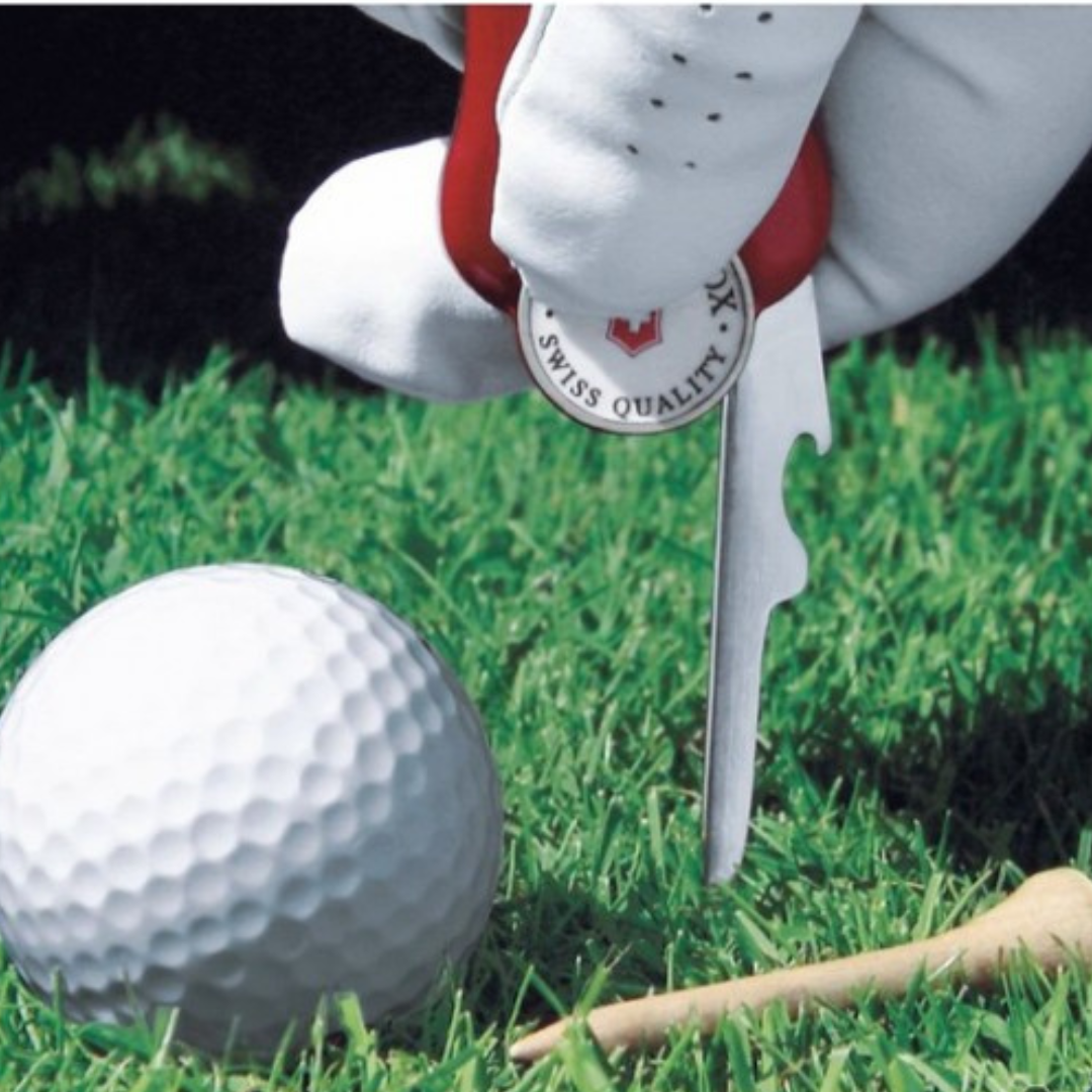 Victorinox Golf Tool Translucent Red Multitool 0.7052.T