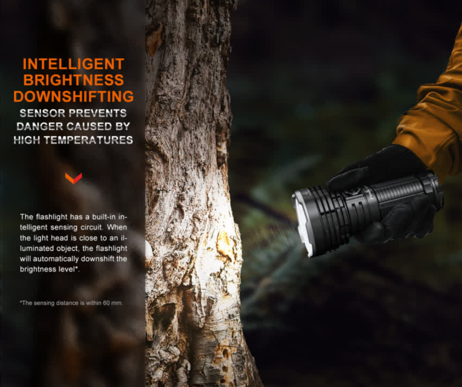 Fenix LR40R V2.0 Luminus SFT70 LED 15000L Rechargeable Flashlight