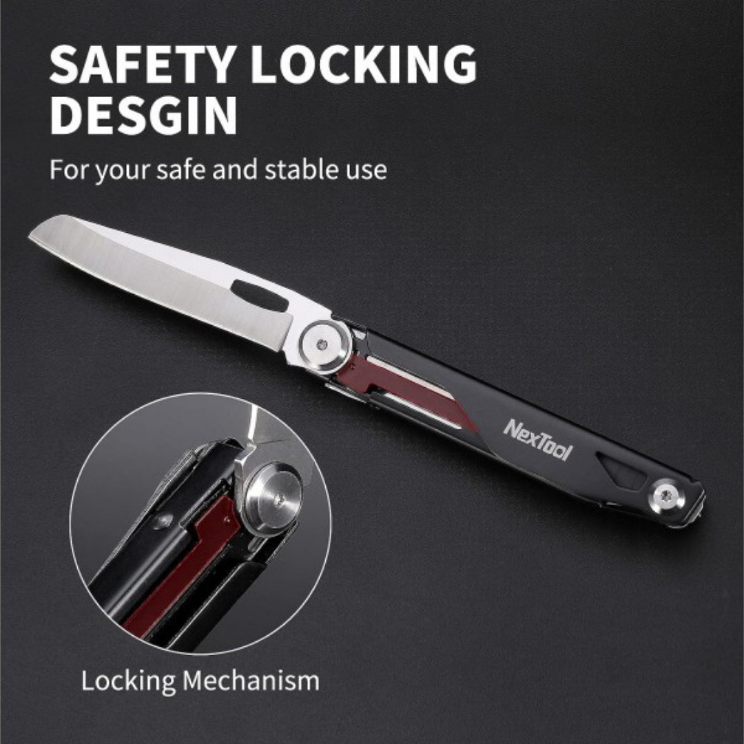 NexTool 12-in-1 Knight NE20153 EDC Steel Knife Scissors Multifunctional Multitool