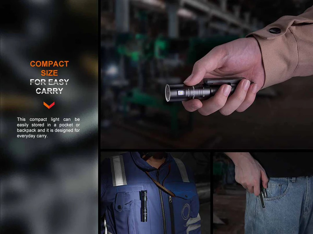Fenix LD12R Luminus SST20 CW LED 600L Rechargeable Flashlight