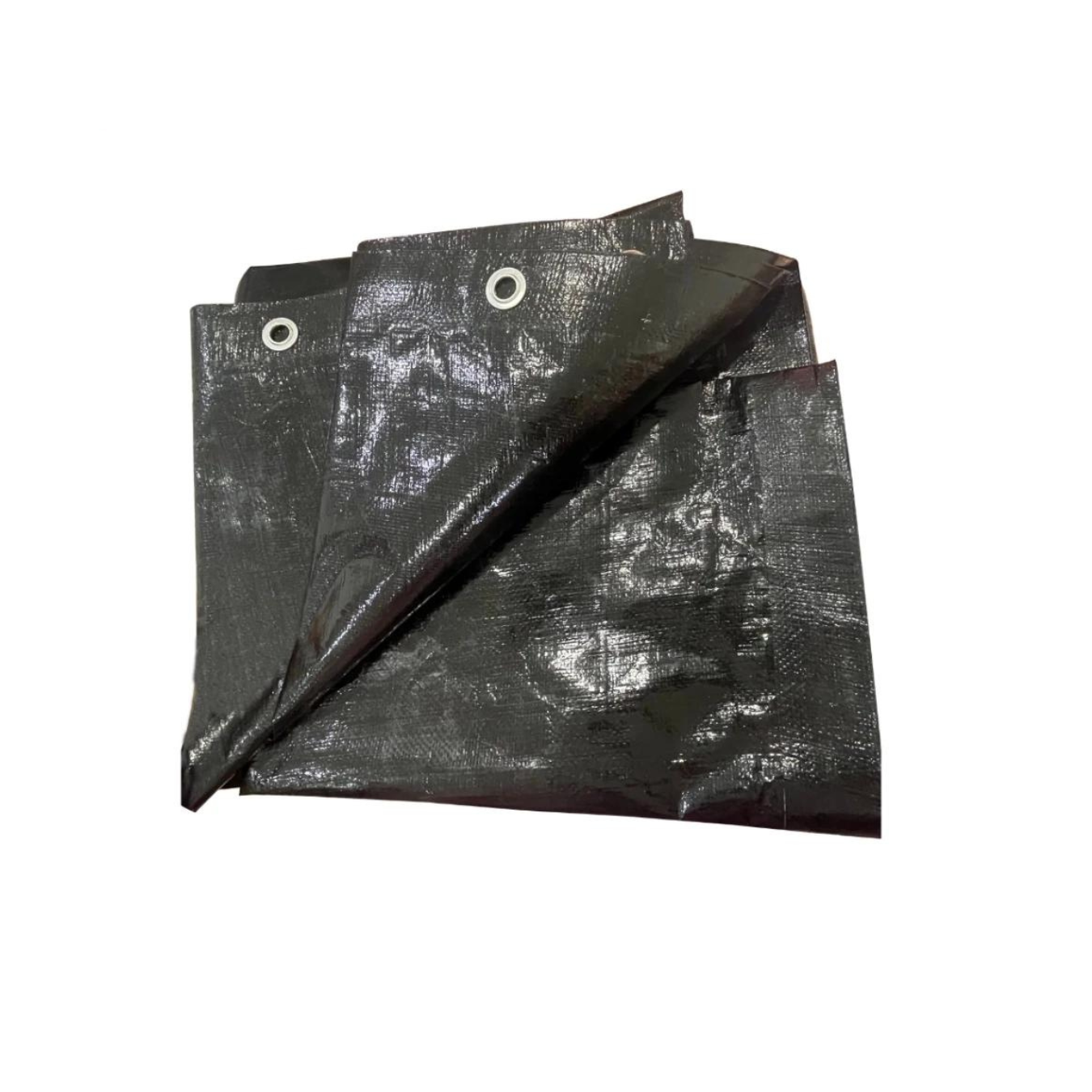 Deer Creek Black Tarpaulin Waterproof Ground Sheet Canvas