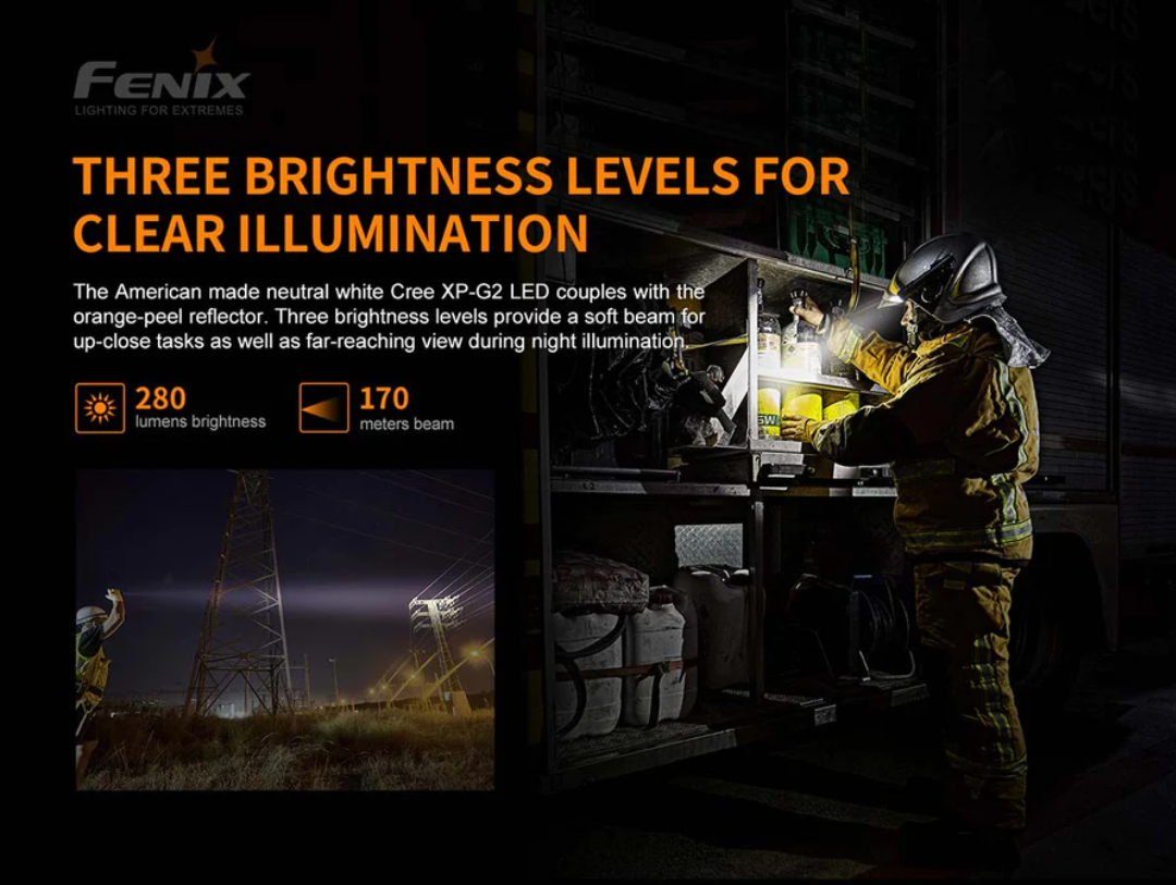 Fenix WF30RE Intrinsically Safe CREE XP-G2 280L Flashlight