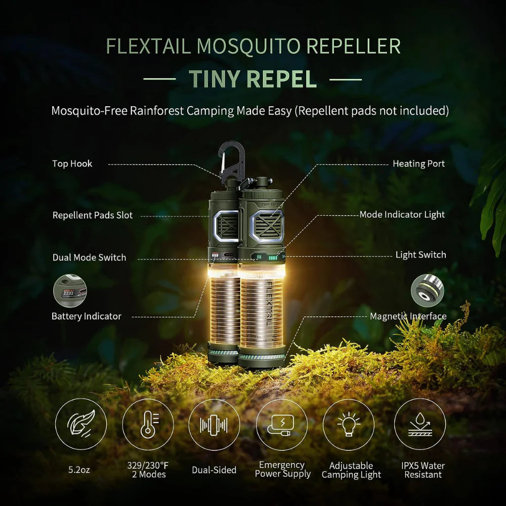 Flextail Tiny Repel 3-in-1 Mosquito Repellent Lantern