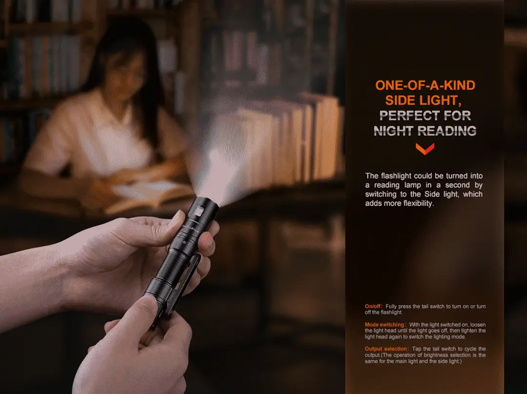 Fenix LD12R Luminus SST20 CW LED 600L Rechargeable Flashlight