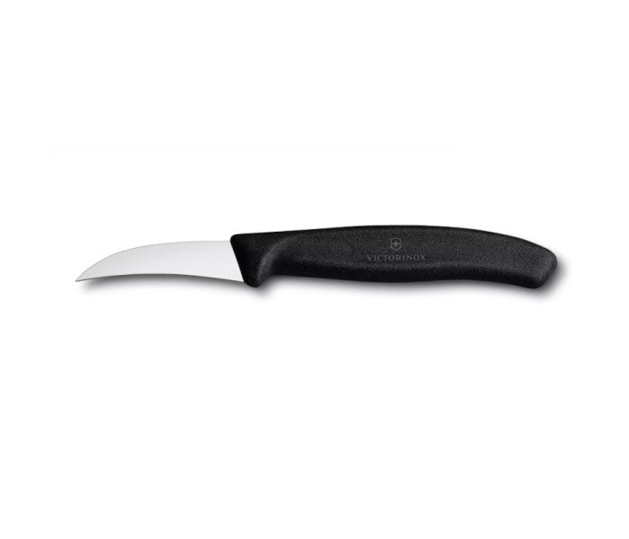 Victorinox Swiss Classic Black Curved 6cm Shaping Knife Carving Knife 6.7503