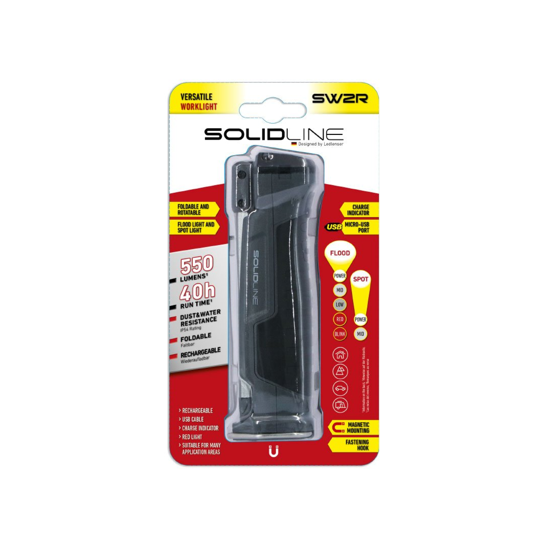 Solidline SW2R Rechargeable Work Light 550Lumens