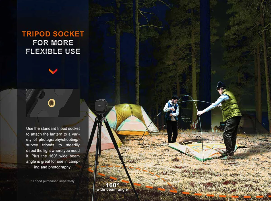 Fenix CL28R Rechargeable 2000L Camping Lantern with Colour Temperature Adjust