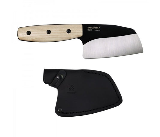 MoraKniv Rombo BlackBlade (S) Ash Wood Outdoor Cooking Knife 14086