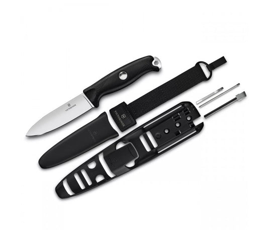 Victorinox Venture Pro Black Fixed Blade Full Tang Knife 3.0903.3F