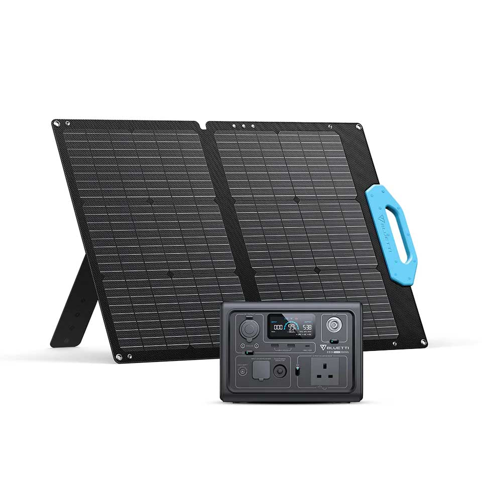 BLUETTI EB3A Portable Power Station 268Wh LiFePO4 Battery Surge AC Solar Generator (600W/1200W)