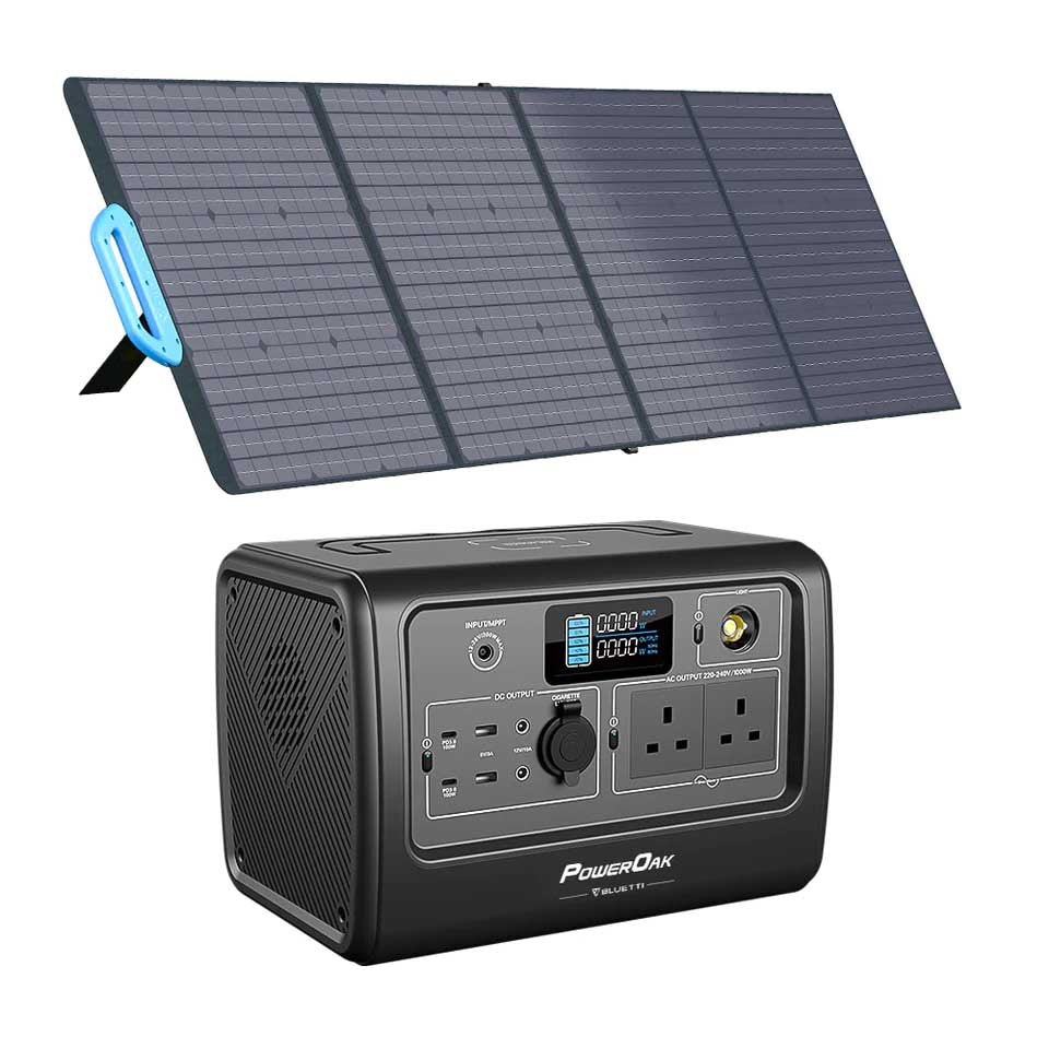 BLUETTI EB70 Portable Power Station 716Wh LiFePO4 Battery Surge AC Solar Generator (1000W/1400W)