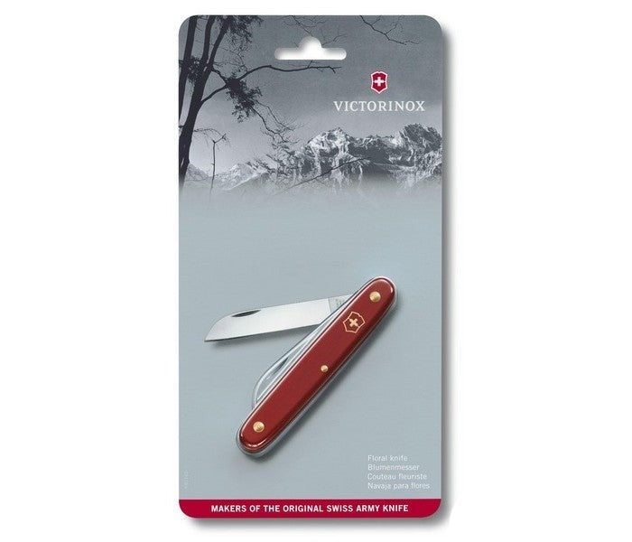 Victorinox Floral Red Knife 3.9050.B1