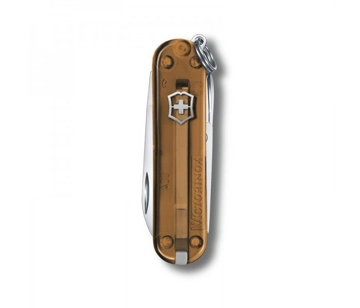 Victorinox Classic SD Chocolate Fudge Transparent Brown Multitool 0.6223.T55G