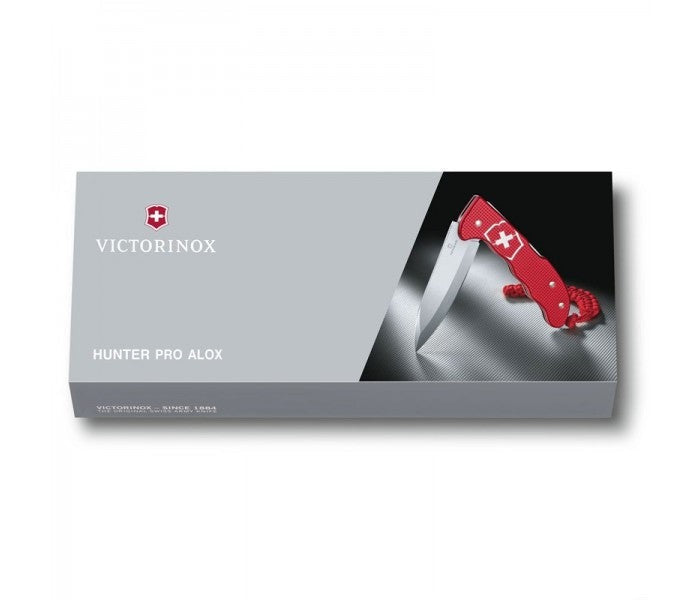 Victorinox Hunter Pro Alox Red Back Lock Folding Knife 0.9415.20