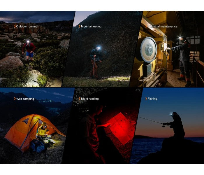 Fenix HP12R-T SFT25 + SST20 LED 1300L Trail Running Headlamp
