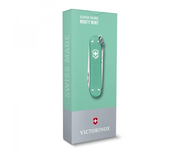 Victorinox Classic Alox Minty Mint Multitool Pocket Knife 0.6221.221G
