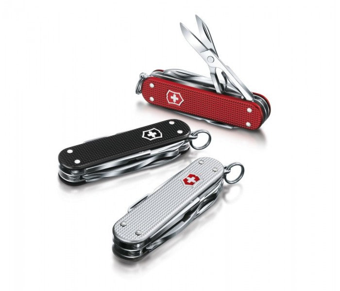 Victorinox MiniChamp Alox Silver Multitool Pocket Knife 0.6381.26
