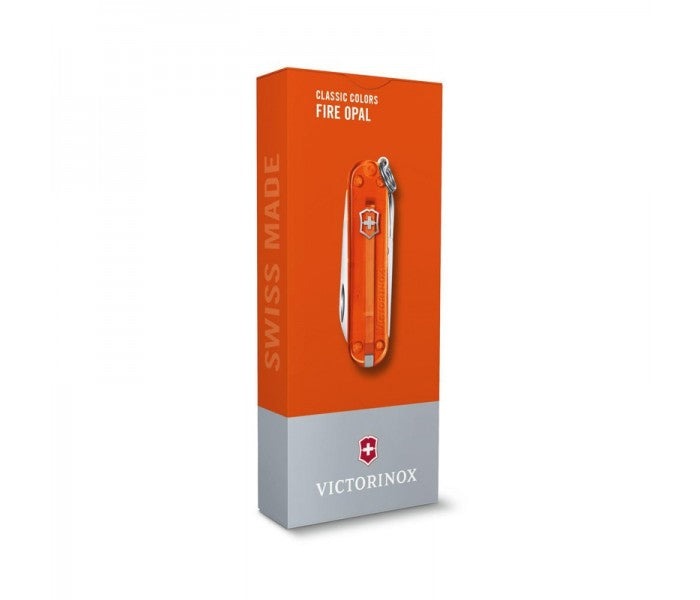 Victorinox Classic SD Fire Opal Transparent Orange Multitool 0.6223.T82G