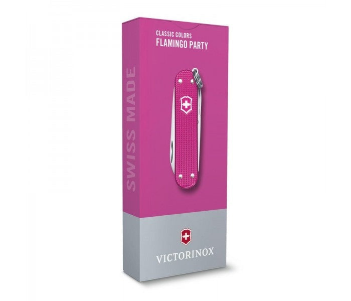 Victorinox Classic Alox Flamingo Party Multitool Pocket Knife 0.6221.251G