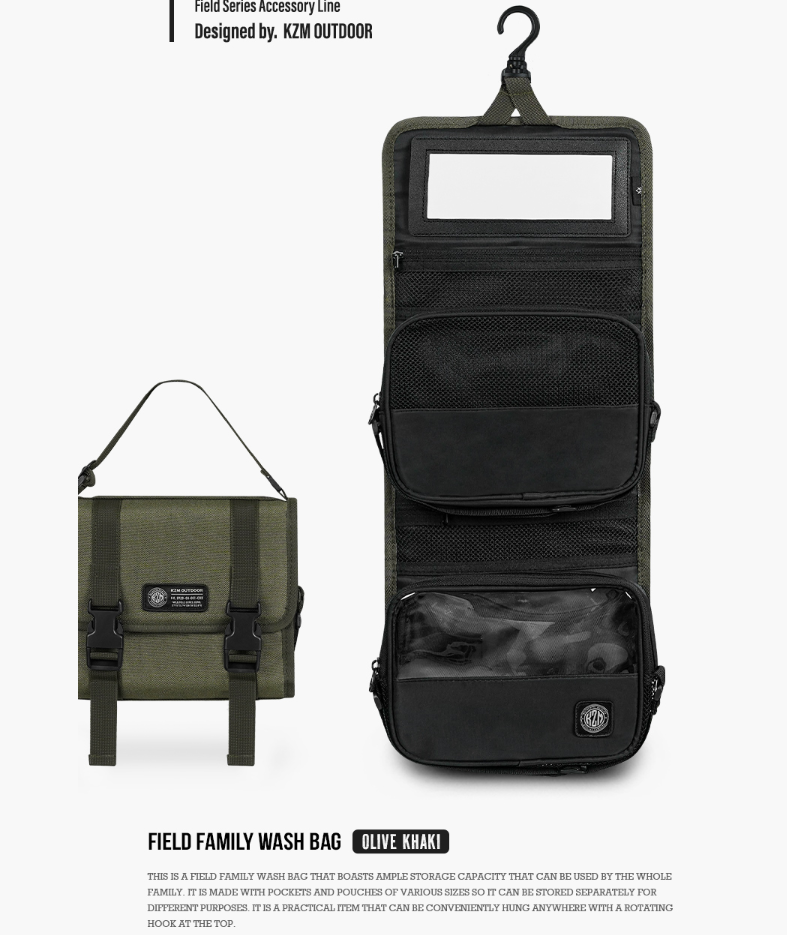 KZM Field Family Wash Bag