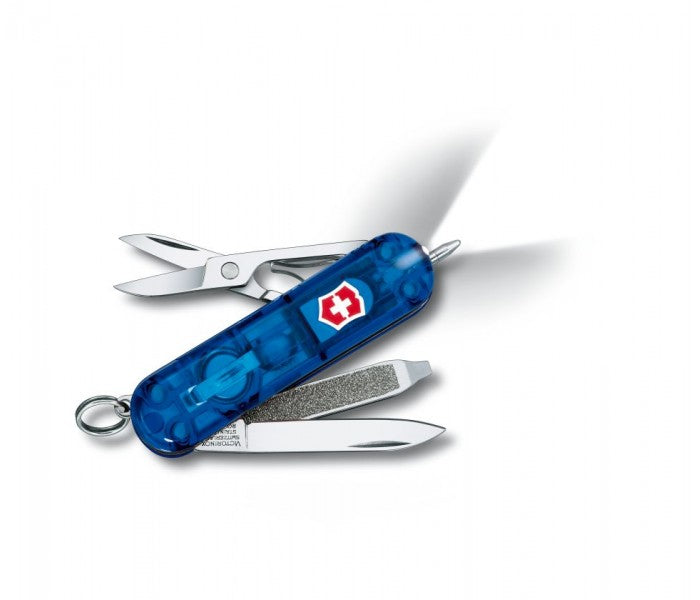 Victorinox Signature Lite Blue Translucent Multitool 0.6226.T2B1