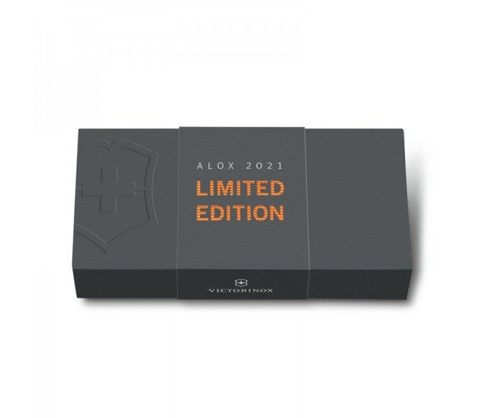 Victorinox Classic Alox Limited Edition 2021 Tiger Orange Multitool Pocket Knife 0.6221.L21