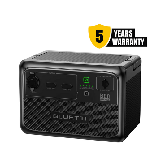 BLUETTI B80 Portable Power Station 806Wh LiFePO4 Expansion Battery AC Solar Generator