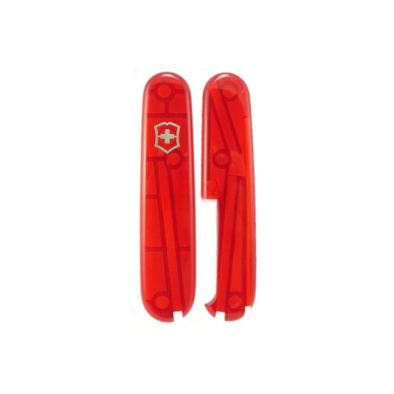 Victorinox 91mm Scale Handles Translucent Red With Pen Slot K TWO victorinox-91mm-scale-handles-translucent-red-with-pen-slot-k-two