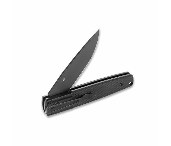 Ganzo G721B-BK Button Lock 440C G10 Folding Knife (Black)