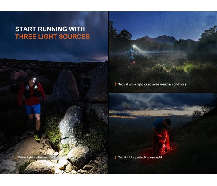 Fenix HP12R-T SFT25 + SST20 LED 1300L Trail Running Headlamp