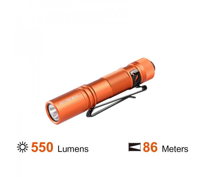Acebeam Pokelit AA Nichia 219F High CRI90 LED 550 Lumens Flashlight