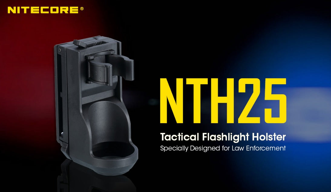 Nitecore NTH25 Rotary Rotatable Flashlight Holster with Belt Clip