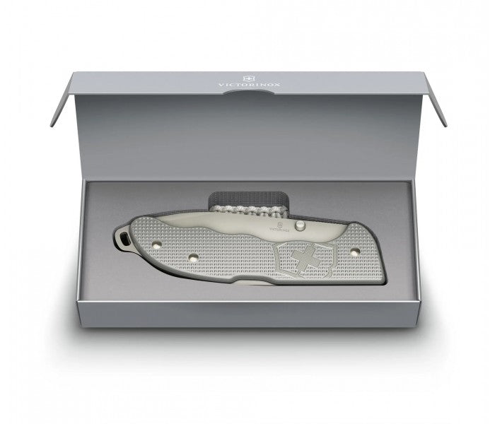 Victorinox Evoke Alox Silver Folding Knife 0.9415.D26