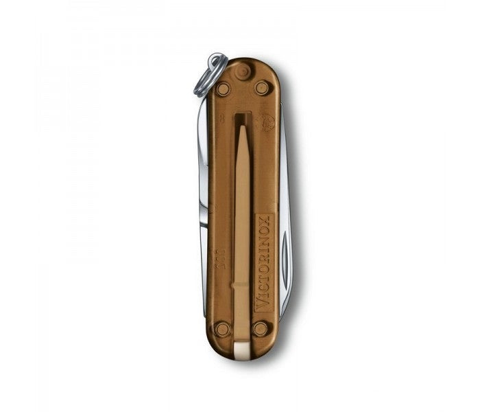 Victorinox Classic SD Chocolate Fudge Transparent Brown Multitool 0.6223.T55G