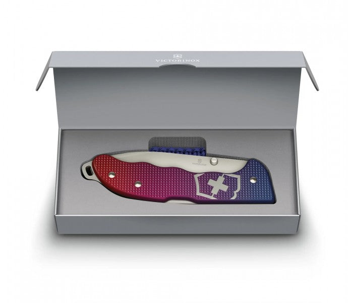Victorinox Evoke Alox Blue Folding Knife 0.9415.D221