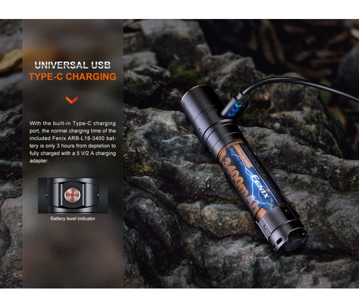 Fenix LD30R Luminus SST40 LED 1700L Rechargeable Flashlight