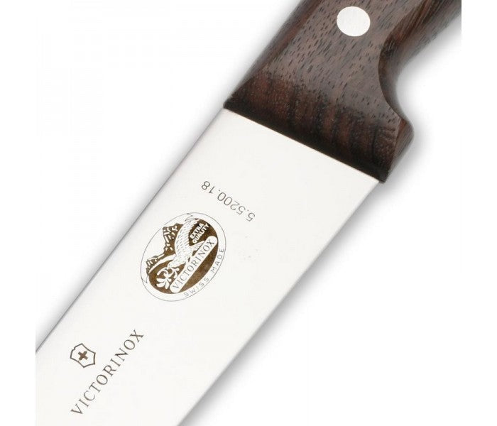 Victorinox RoseWood 18cm Rigid Wood Broad Blade Butcher Knife 5.5200.18