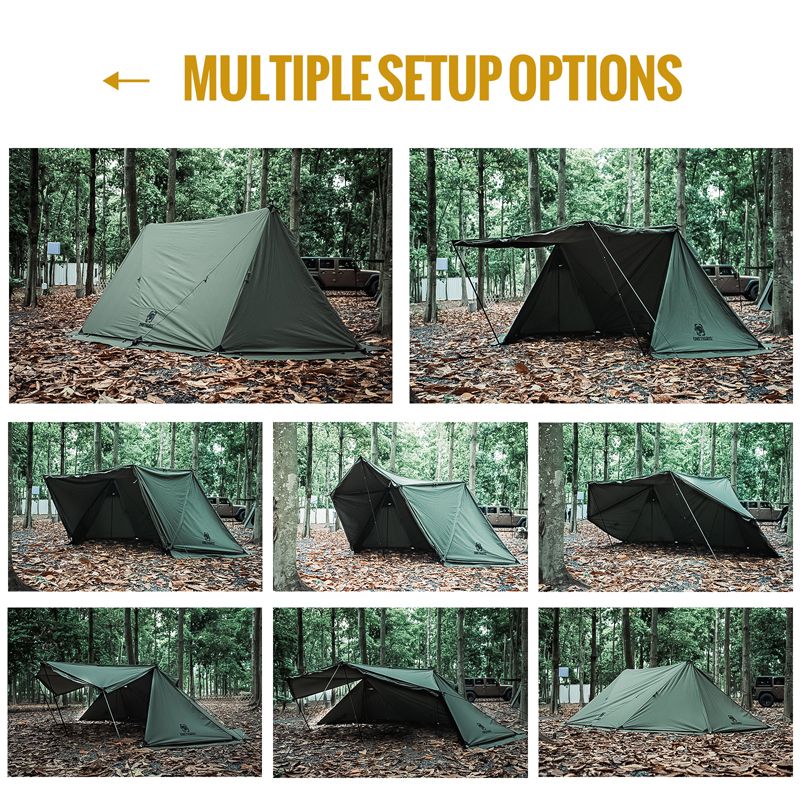 OneTigris Roc Shield Bushcraft Tent (New TC Version)