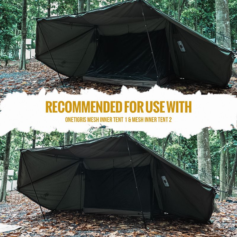 OneTigris Roc Shield Bushcraft Tent (New TC Version)