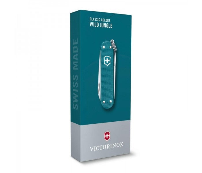 Victorinox Classic Alox Wild Jungle Multitool Pocket Knife 0.6221.242G