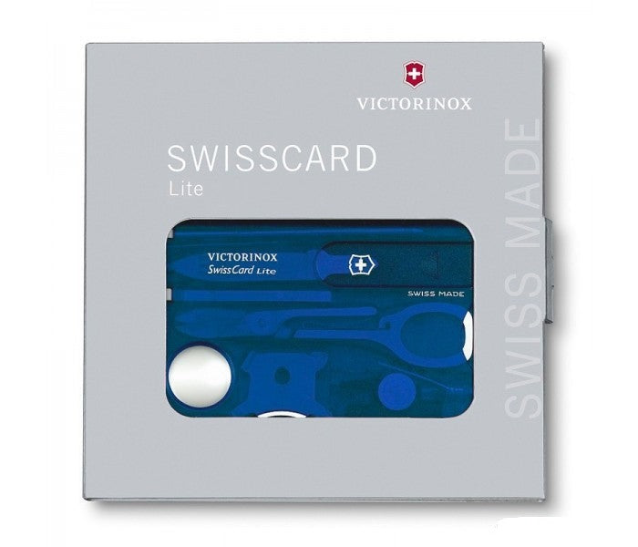 Victorinox SwissCard Lite Sapphire Multitool Pocket Knife 0.7322.T2