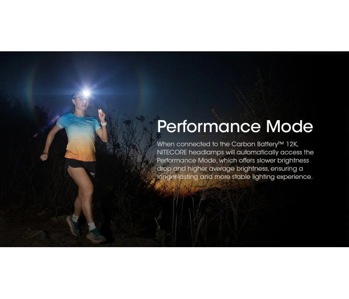 Nitecore Carbon Battery 12K Extended Headlamp Runtime Kit (100% Authentic)