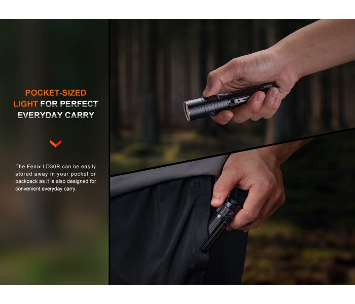 Fenix LD30R Luminus SST40 LED 1700L Rechargeable Flashlight